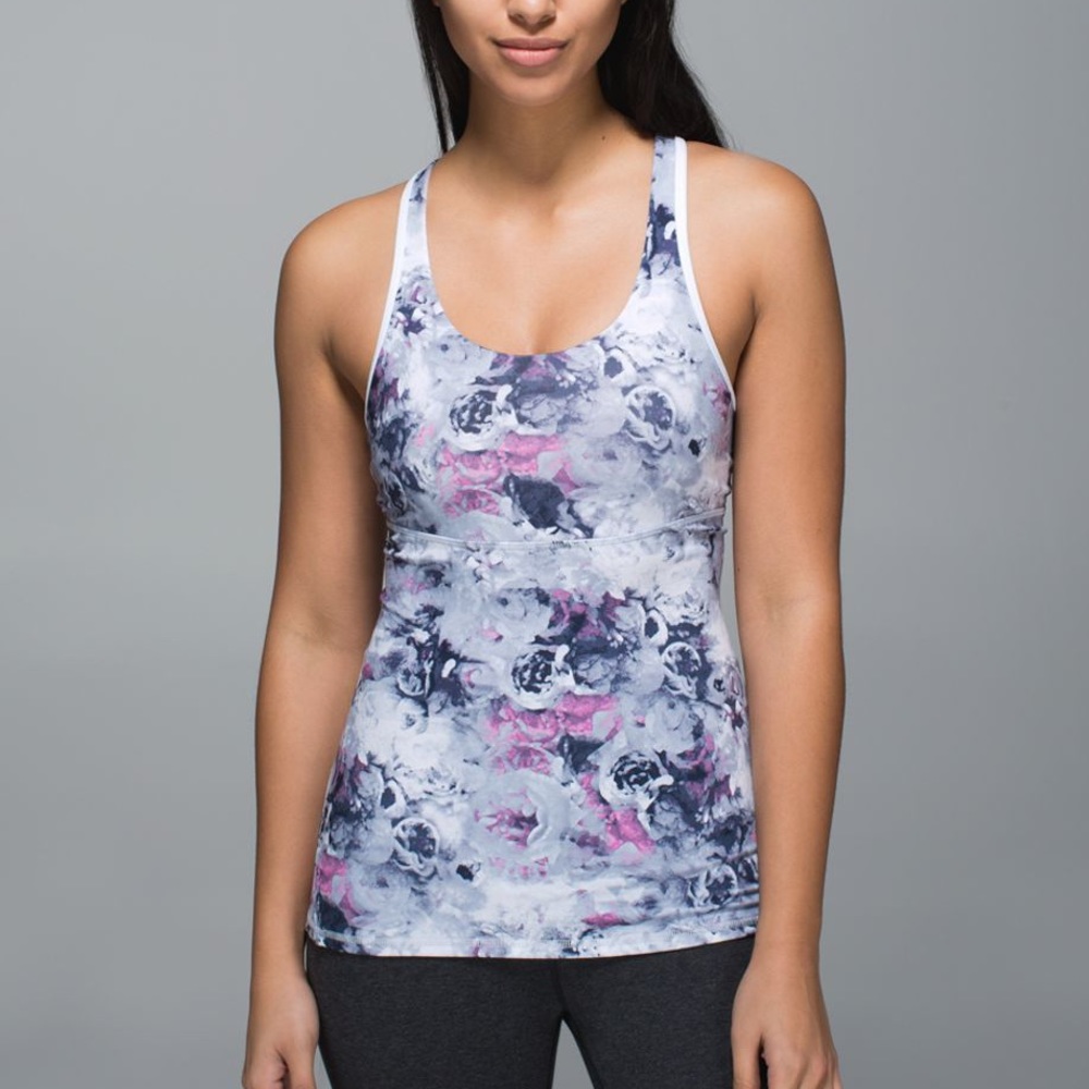 Lululemon Racerback Floral Tank